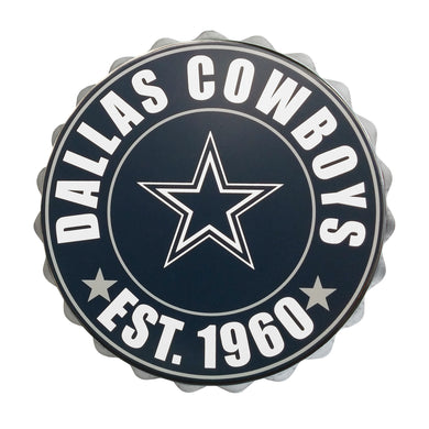 Dallas Cowboys Bottle Cap Wall Logo