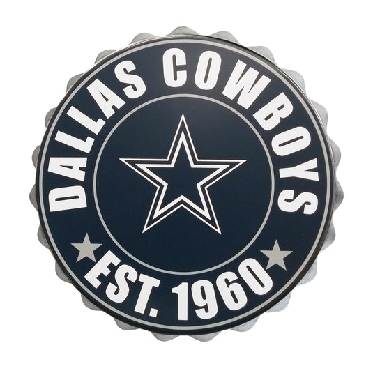 Logo mural de bouchon de bouteille des Cowboys de Dallas