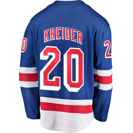 Chris Kreider New York Rangers NHL Fanatics Breakaway Maillot Domicile