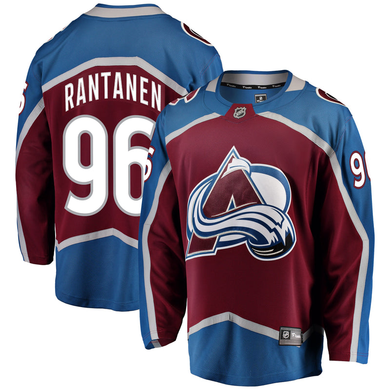 Chargez l&#39;image dans la visionneuse de la galerie, Maillot Domicile Breakaway des Fanatics de la LNH de l&#39;Avalanche du Colorado de Mikko Rantanen
