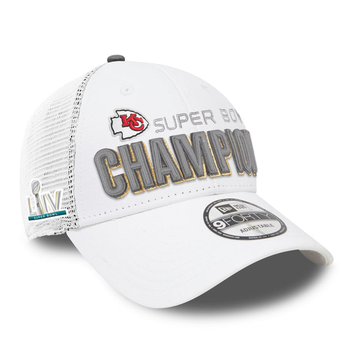 Casquette 9FORTY pour vestiaire des champions du Super Bowl LIV des Chiefs de Kansas City 2019