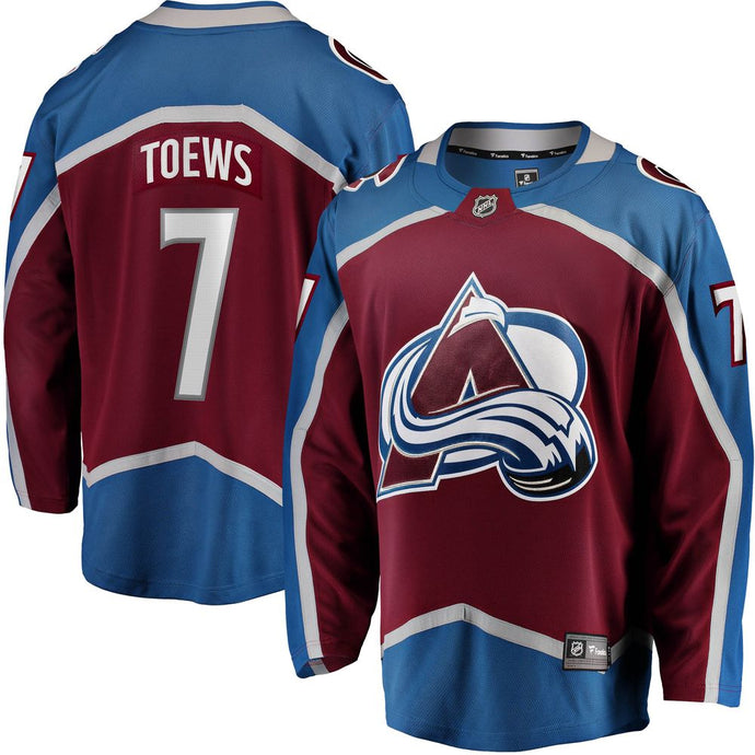 Devon Toews Colorado Avalanche NHL Fanatics Breakaway Home Jersey