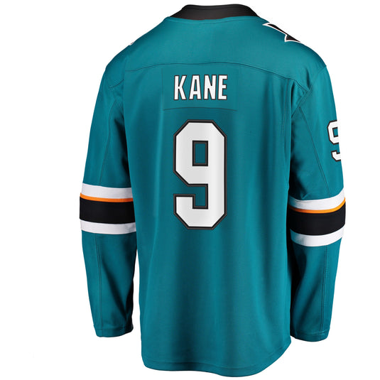 Evander Kane San Jose Sharks NHL Fanatics Breakaway Home Jersey