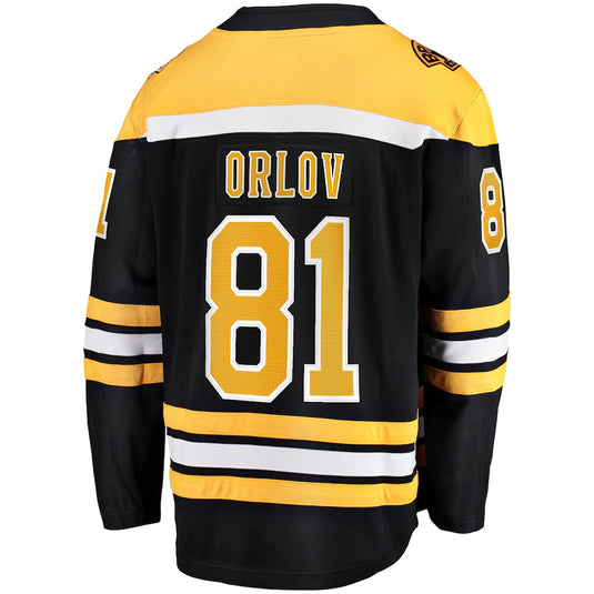 Maillot Domicile Breakaway des Fanatics de la LNH des Bruins de Boston de Dmitry Orlov