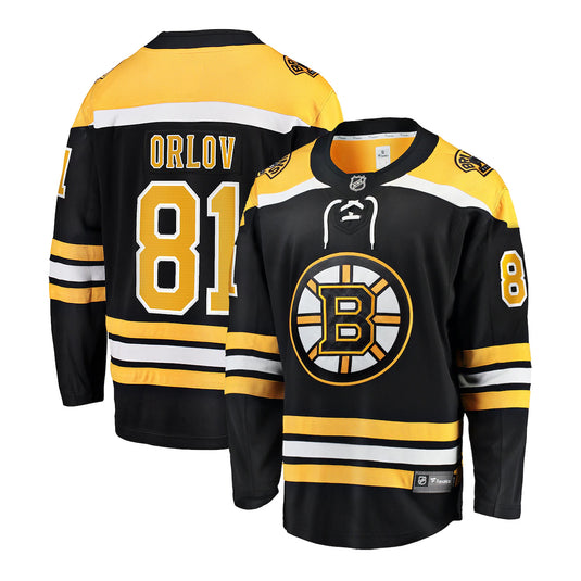 Maillot Domicile Breakaway des Fanatics de la LNH des Bruins de Boston de Dmitry Orlov