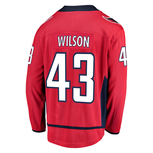 Tom Wilson Washington Capitals NHL Fanatics Breakaway Maillot Domicile