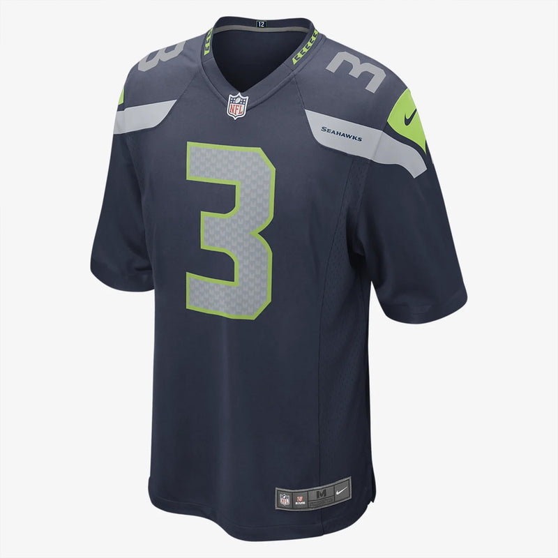 Chargez l&#39;image dans la visionneuse de la galerie, Maillot de l&#39;équipe de jeu Nike des Seattle Seahawks Russell Wilson pour jeunes
