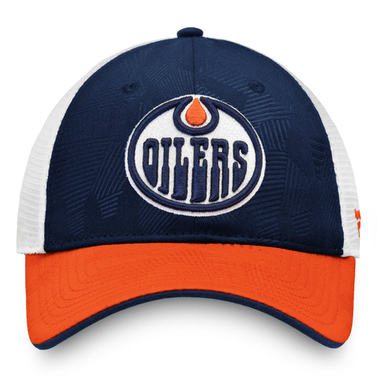 Edmonton Oilers NHL Revise Iconic Trucker Adjustable Cap