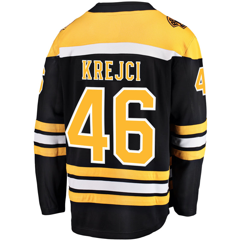 Chargez l&#39;image dans la visionneuse de la galerie, David Krejci Boston Bruins NHL Fanatics Breakaway Maillot Domicile
