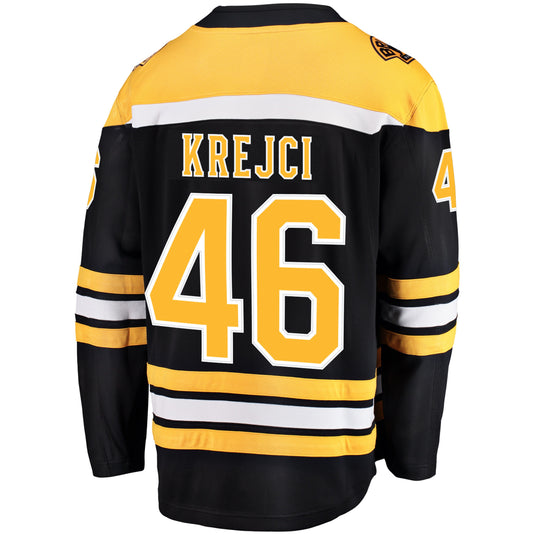 David Krejci Boston Bruins NHL Fanatics Breakaway Home Jersey