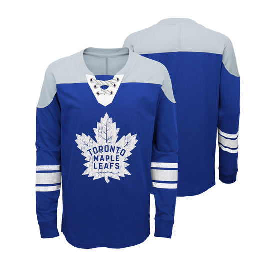 Youth Toronto Maple Leafs NHL Perennial Long Sleeve Hockey Crew