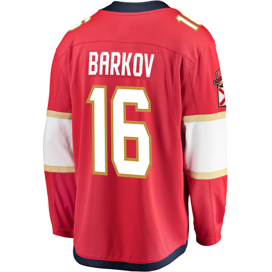 Maillot Domicile Breakaway des Fanatics de la LNH des Panthers de la Floride Aleksander Barkov