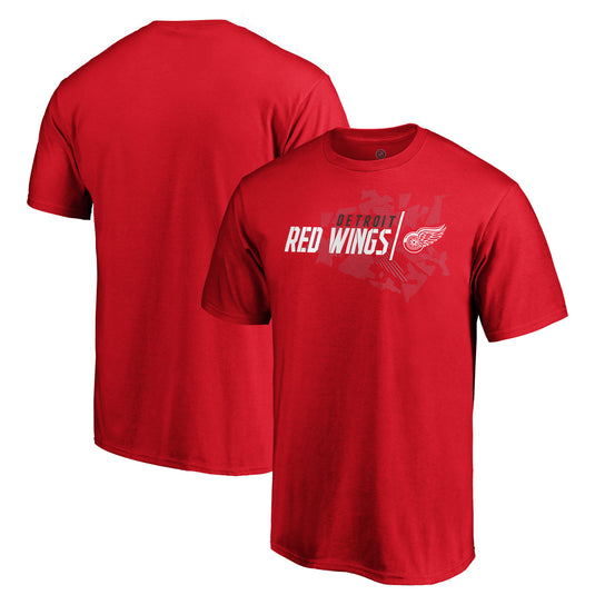 T-shirt Geo Drift des Red Wings de Détroit de la LNH