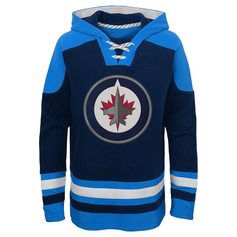 Chargez l&#39;image dans la visionneuse de la galerie, Sweat à capuche de hockey incontournable de la LNH des Jets de Winnipeg pour jeunes
