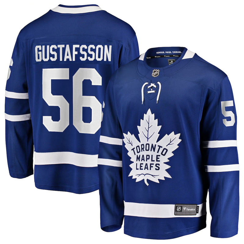 Chargez l&#39;image dans la visionneuse de la galerie, Erik Gustafsson Toronto Maple Leafs NHL Fanatics Breakaway Maillot Domicile
