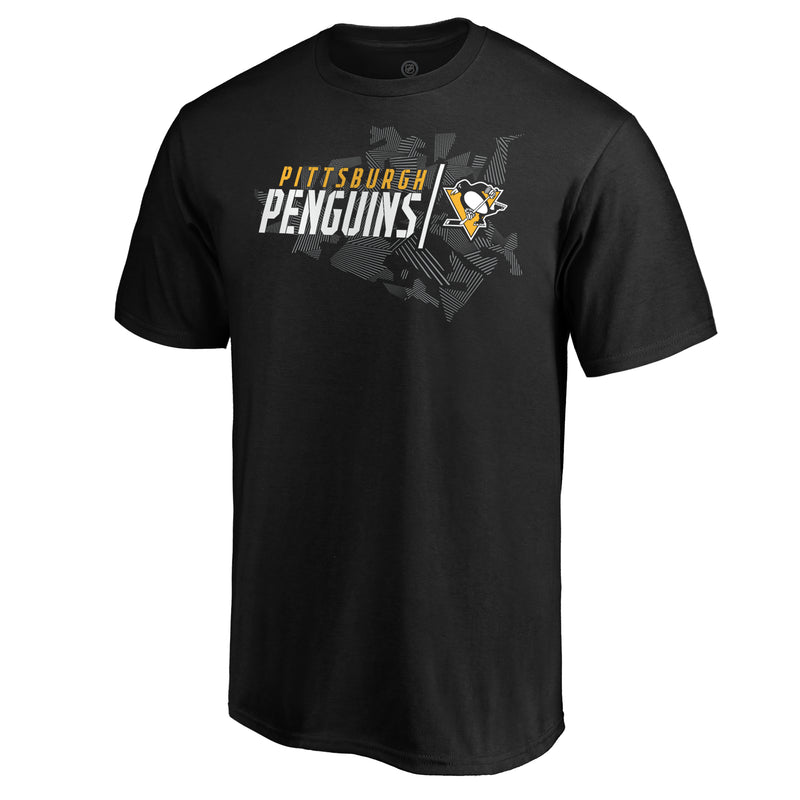 Chargez l&#39;image dans la visionneuse de la galerie, T-shirt Geo Drift de la LNH des Penguins de Pittsburgh
