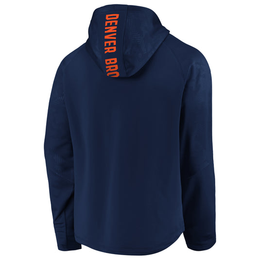 Denver Broncos NFL Fanatics Defender Logo principal Sweat à capuche