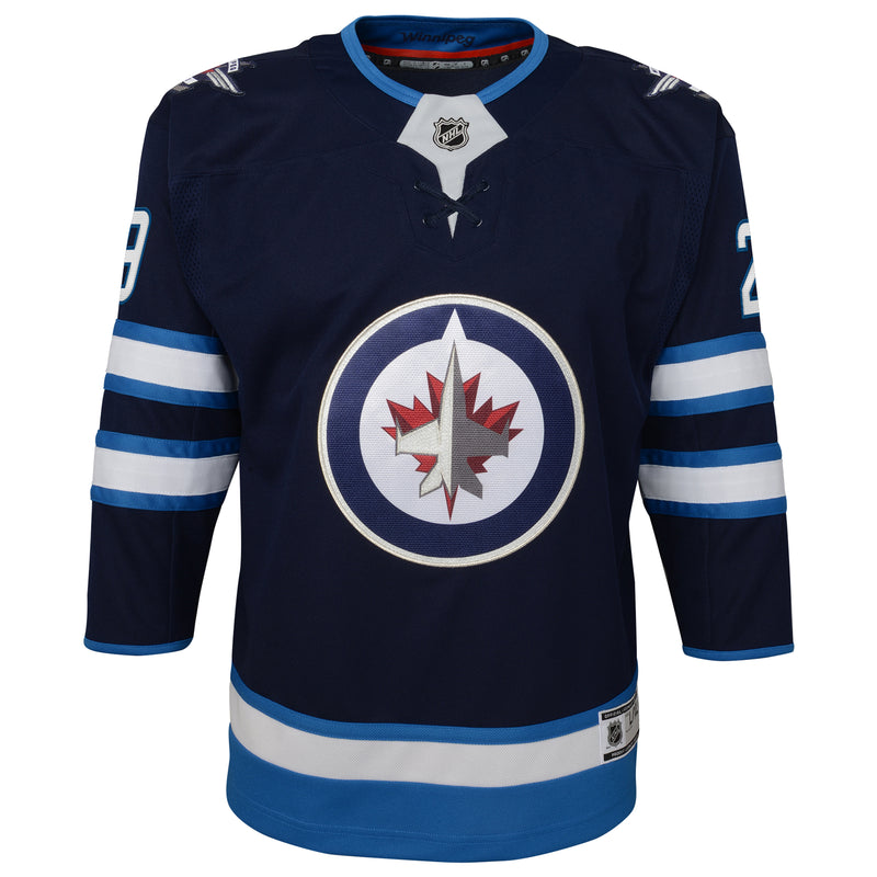 Load image into Gallery viewer, Youth Laine Patrik Laine Winnipeg Jets NHL Premier Home Jersey
