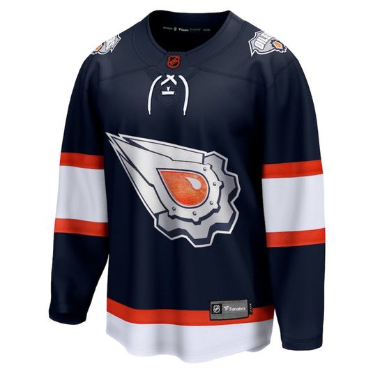 Edmonton Oilers NHL Fanatics Reverse Retro 2.0 Jersey