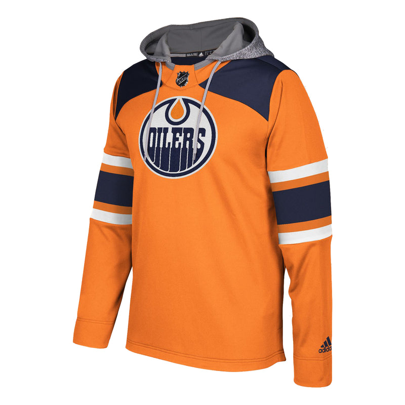 Chargez l&#39;image dans la visionneuse de la galerie, Capuche en jersey authentique des Oilers d&#39;Edmonton
