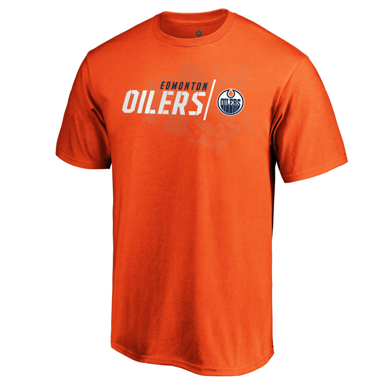 Chargez l&#39;image dans la visionneuse de la galerie, T-shirt Geo Drift des Oilers d&#39;Edmonton de la LNH
