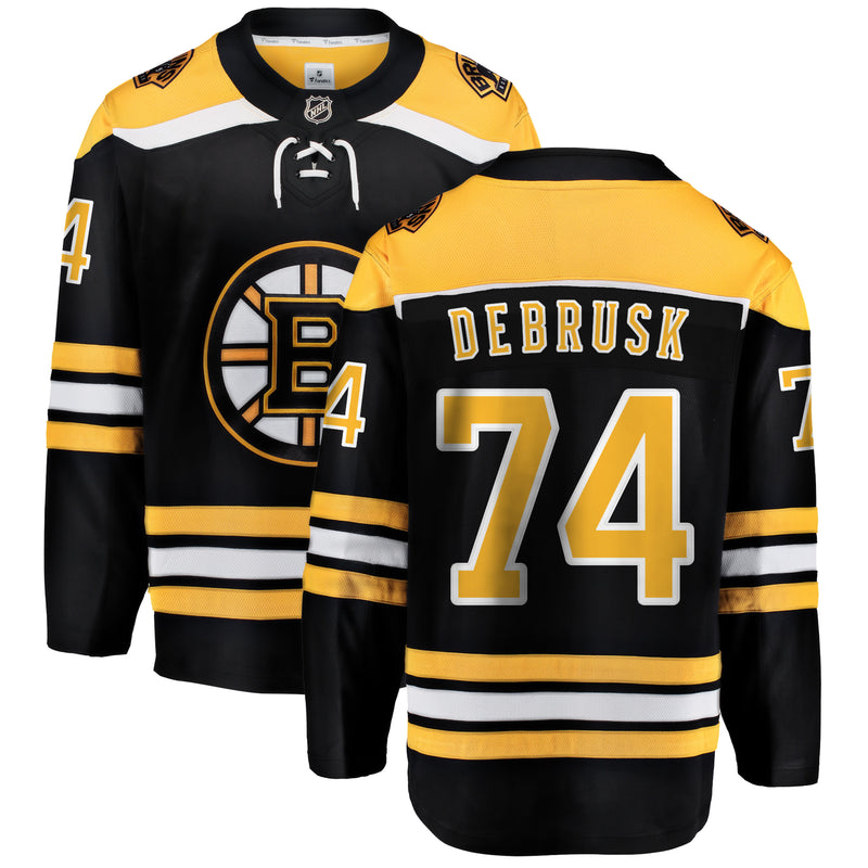 Load image into Gallery viewer, Jake DeBrusk Boston Bruins NHL Fanatics Breakaway Home Jersey
