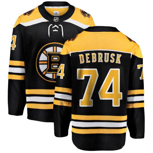 Jake DeBrusk Boston Bruins NHL Fanatics Breakaway Home Jersey