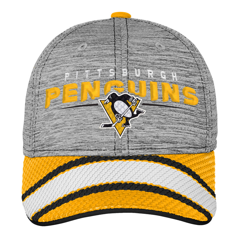 Chargez l&#39;image dans la visionneuse de la galerie, Casquette de joueur de deuxième saison des Penguins de Pittsburgh pour jeunes
