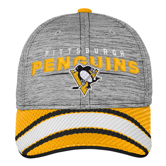 Casquette de joueur de deuxième saison des Penguins de Pittsburgh pour jeunes