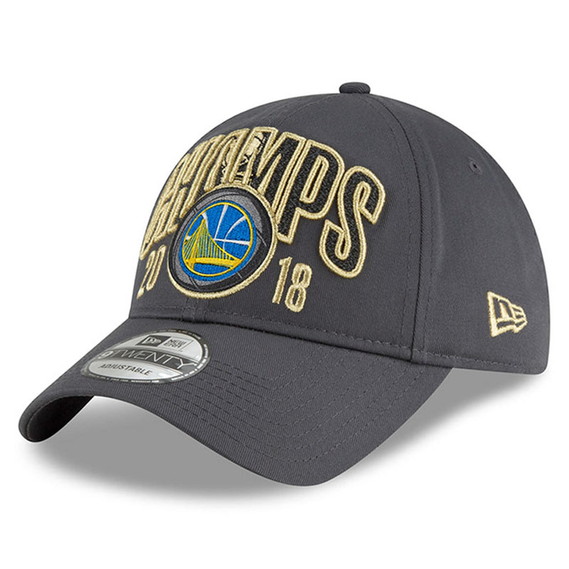 Chargez l&#39;image dans la visionneuse de la galerie, Casquette 9TWENTY Champions NBA 2018 des Golden State Warriors
