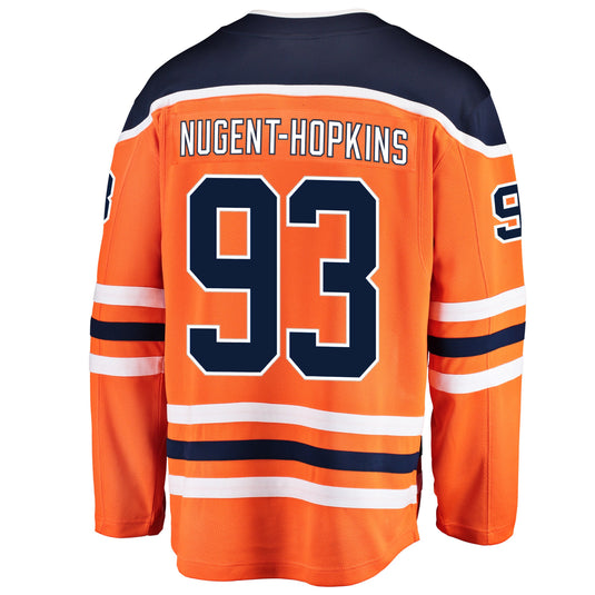 Ryan Nugent-Hopkins Edmonton Oilers NHL Fanatics Breakaway Maillot Domicile