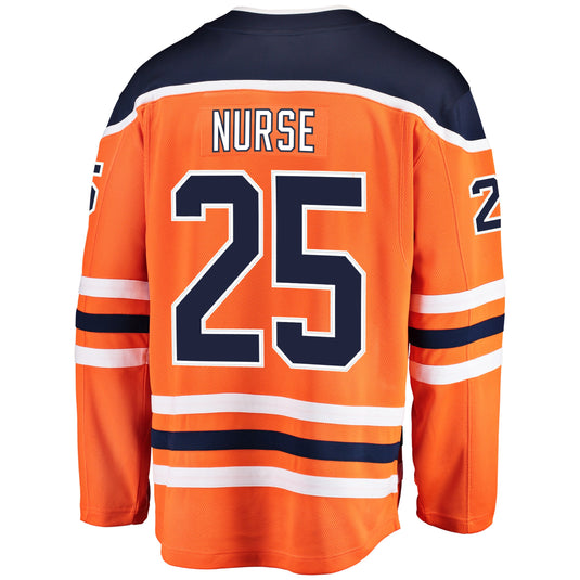 Darnell Nurse Edmonton Oilers NHL Fanatics Breakaway Maillot Domicile