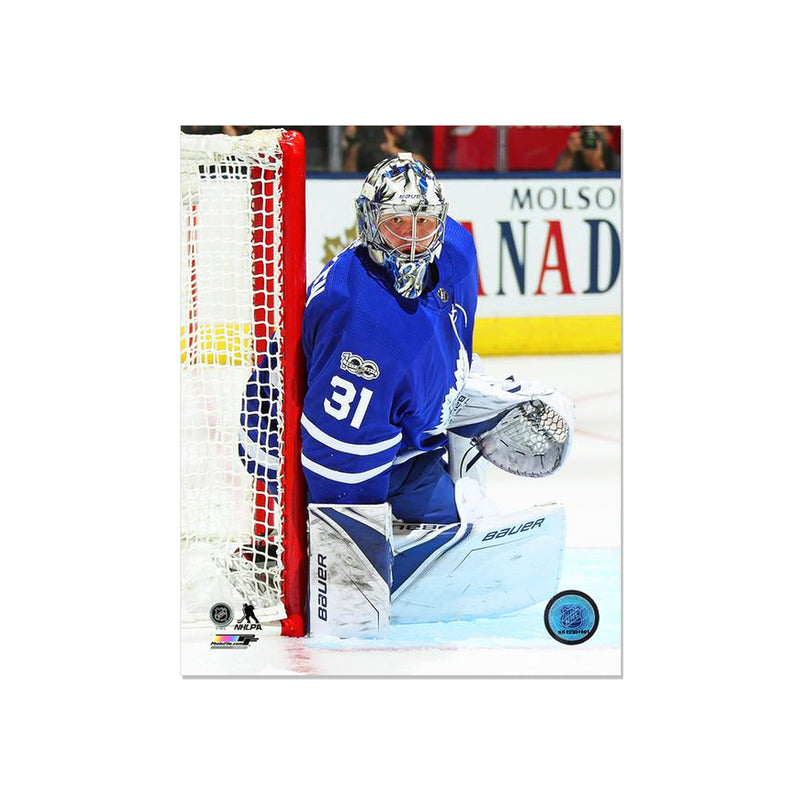 Load image into Gallery viewer, Frederik Andersen Toronto Maple Leafs Engraved Framed Photo - Focus
