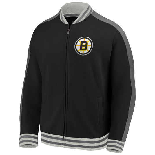 Bruins de Boston NHL Vintage Varsity Super Soft Full Zip