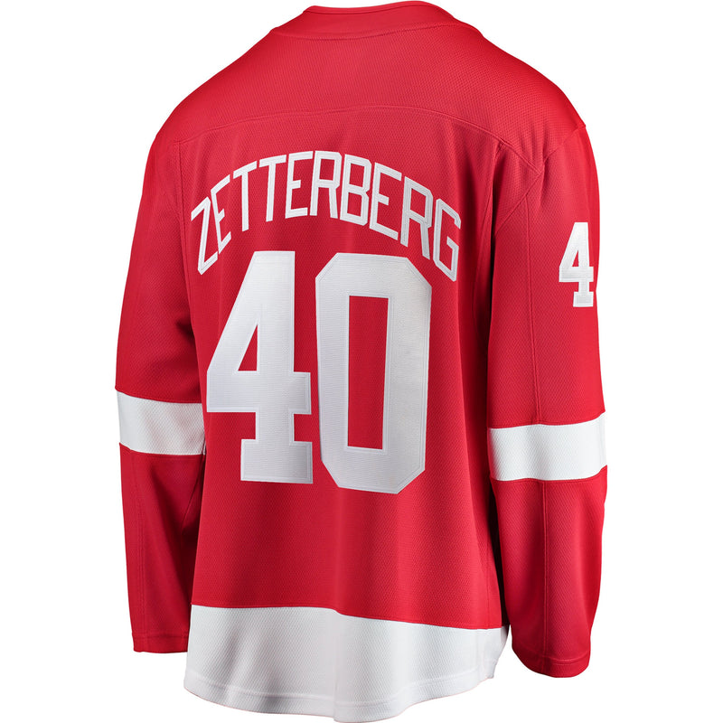 Chargez l&#39;image dans la visionneuse de la galerie, Henrik Zetterberg Detroit Red Wings NHL Fanatics Breakaway Maillot Domicile
