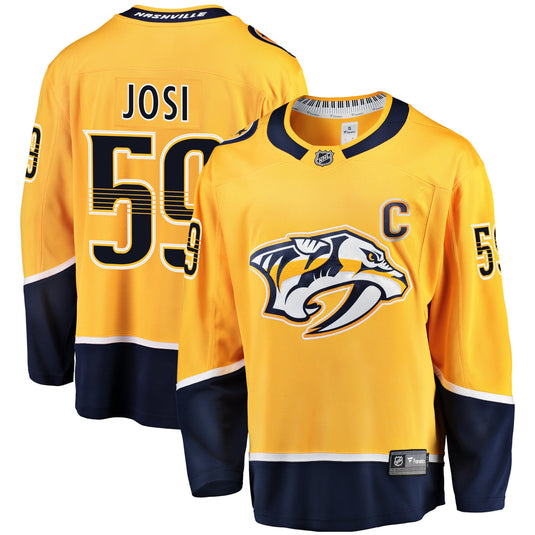 Roman Josi Nashville Predators NHL Fanatics Breakaway Home Jersey