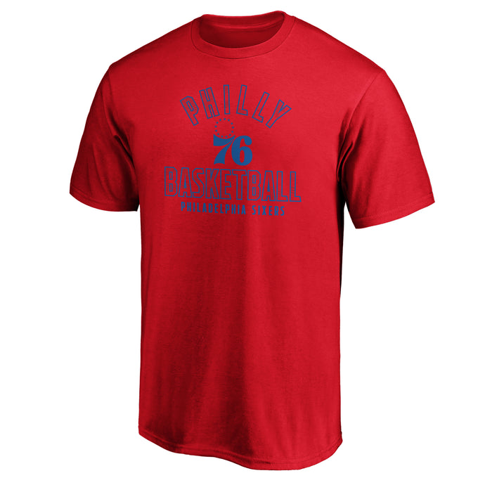 T-shirt avec logo arc NBA des 76ers de Philadelphie