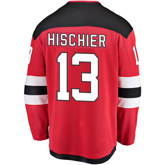 Nico Hischier New Jersey Devils NHL Fanatics Breakaway Maillot Domicile