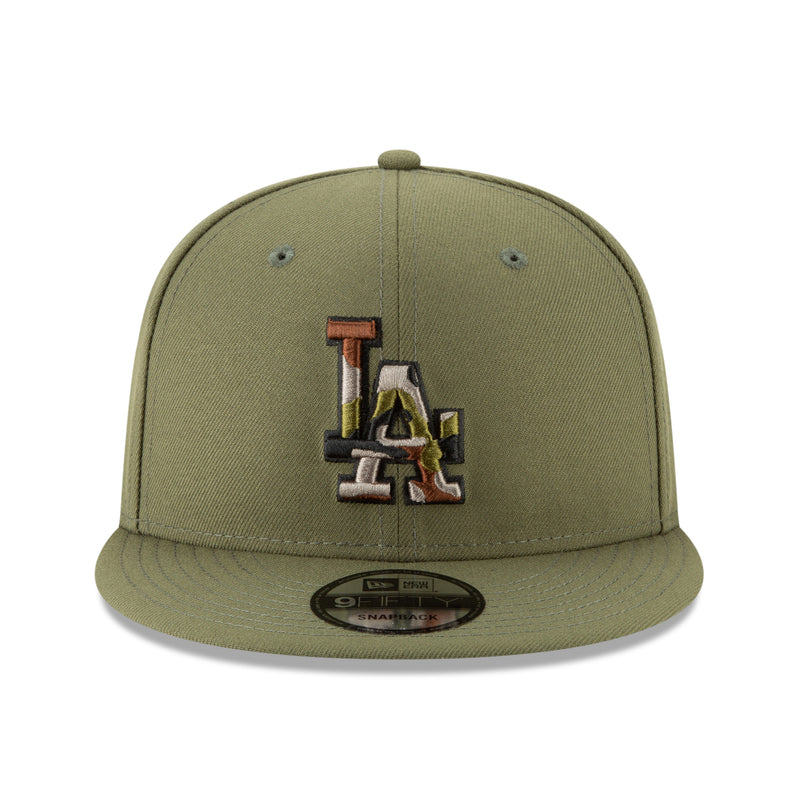 Chargez l&#39;image dans la visionneuse de la galerie, Casquette 9FIFTY MLB Camo Trim des Los Angeles Dodgers
