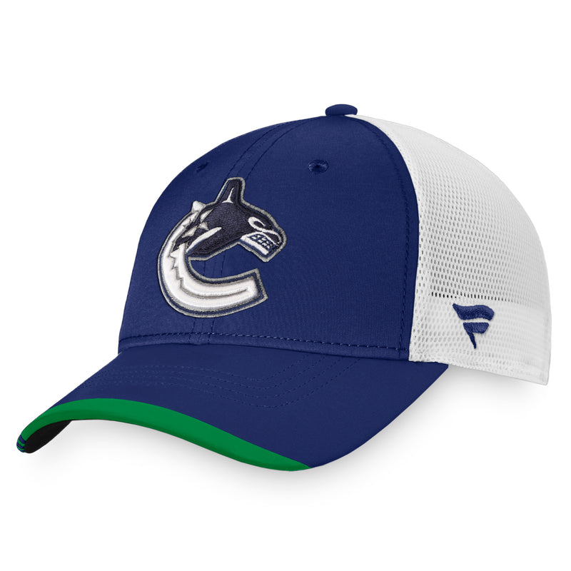 Load image into Gallery viewer, Vancouver Canucks Locker Room Adjustable Mesh Cap
