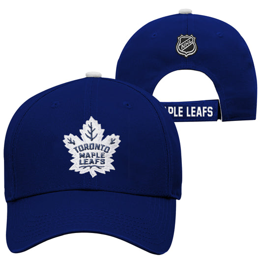 Casquette réglable structurée de base de la LNH des Maple Leafs de Toronto pour jeunes