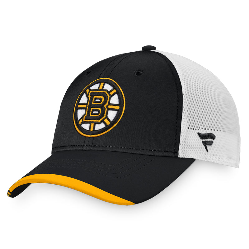 Load image into Gallery viewer, Boston Bruins Locker Room Adjustable Mesh Cap
