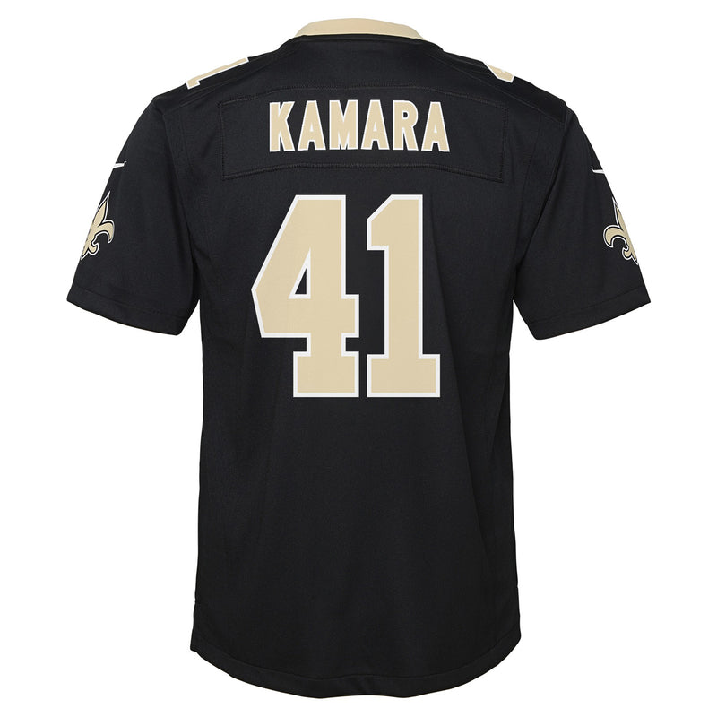 Chargez l&#39;image dans la visionneuse de la galerie, Maillot de l&#39;équipe de jeu Nike des Saints de la Nouvelle-Orléans Alvin Kamara pour jeunes
