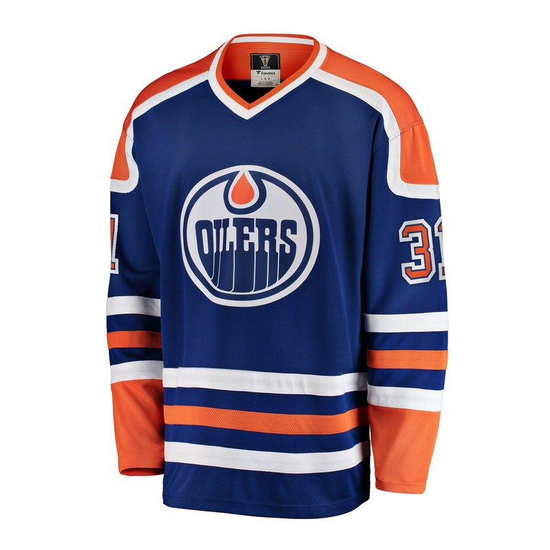 Load image into Gallery viewer, Grant Fuhr Signed Edmonton Oilers Vintage Jersey
