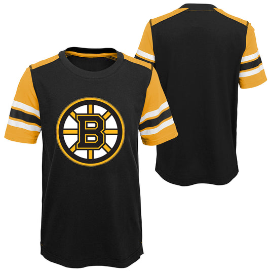 T-shirt tendance pour jeunes des Bruins de Boston de la LNH Crashing The Net