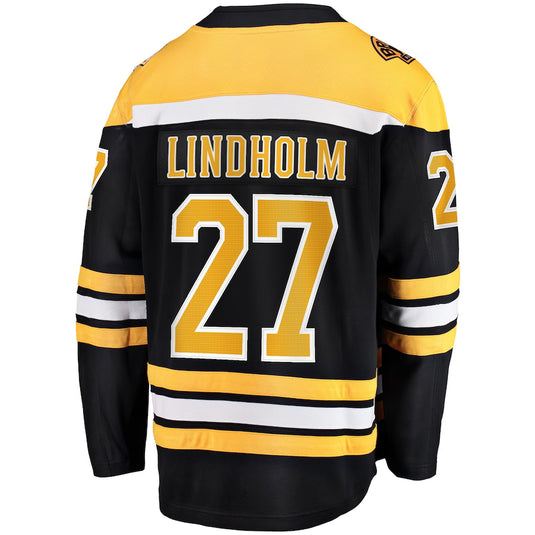 Maillot Domicile Breakaway des Fanatics de la LNH des Bruins de Boston de Hampus Lindholm