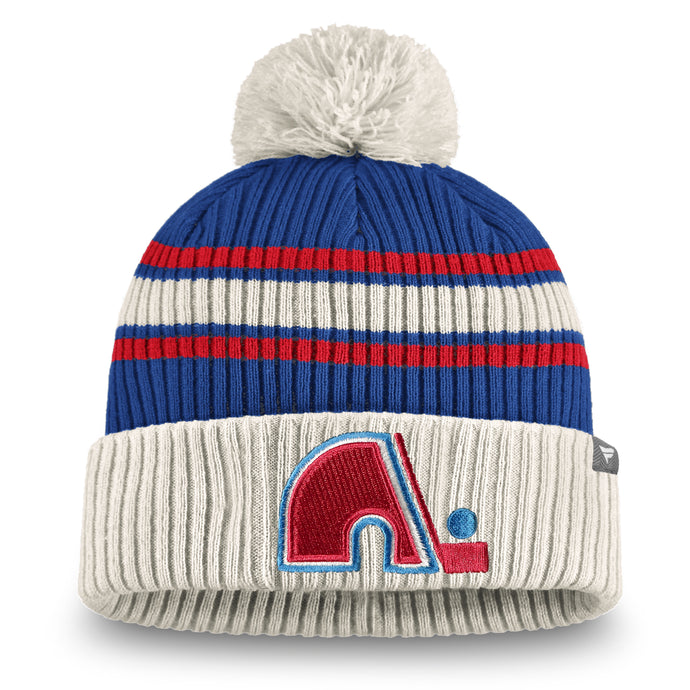 Quebec Nordiques NHL True Classic Cuffed Knit Toque