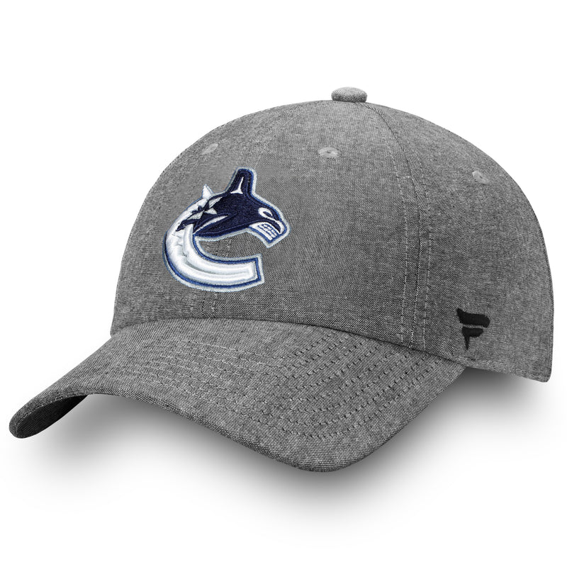 Load image into Gallery viewer, Vancouver Canucks NHL Chambray Fundamental Adjustable Cap
