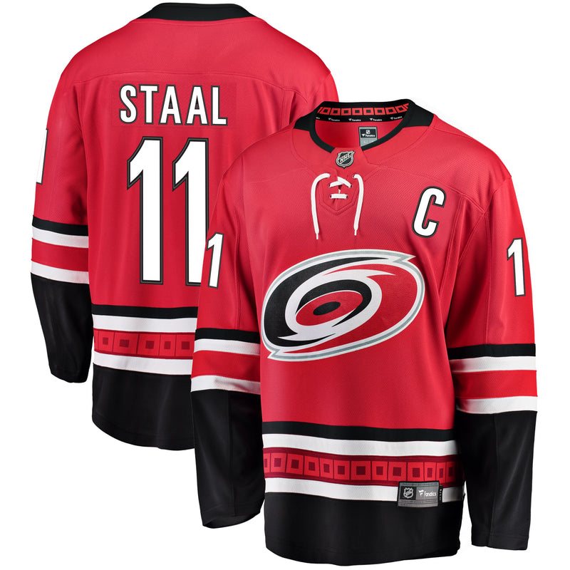 Chargez l&#39;image dans la visionneuse de la galerie, Jordan Staal Carolina Hurricanes NHL Fanatics Breakaway Maillot Domicile
