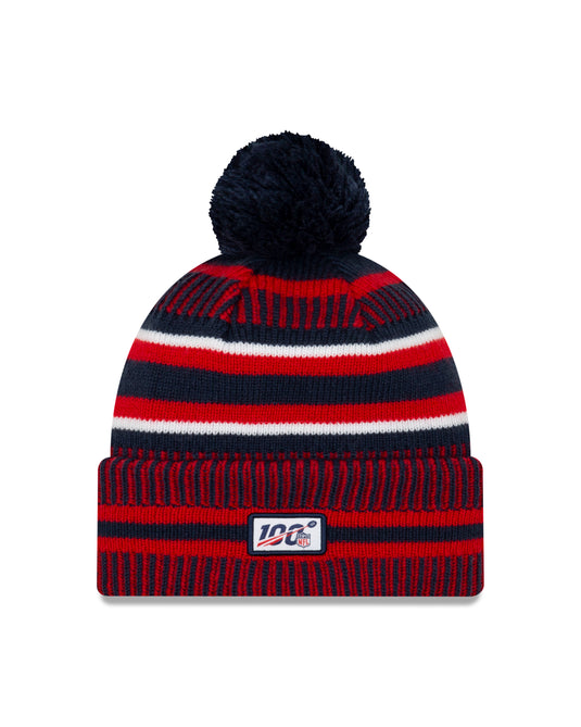 New England Patriots NFL New Era Sideline Home Tuque officielle en tricot à revers